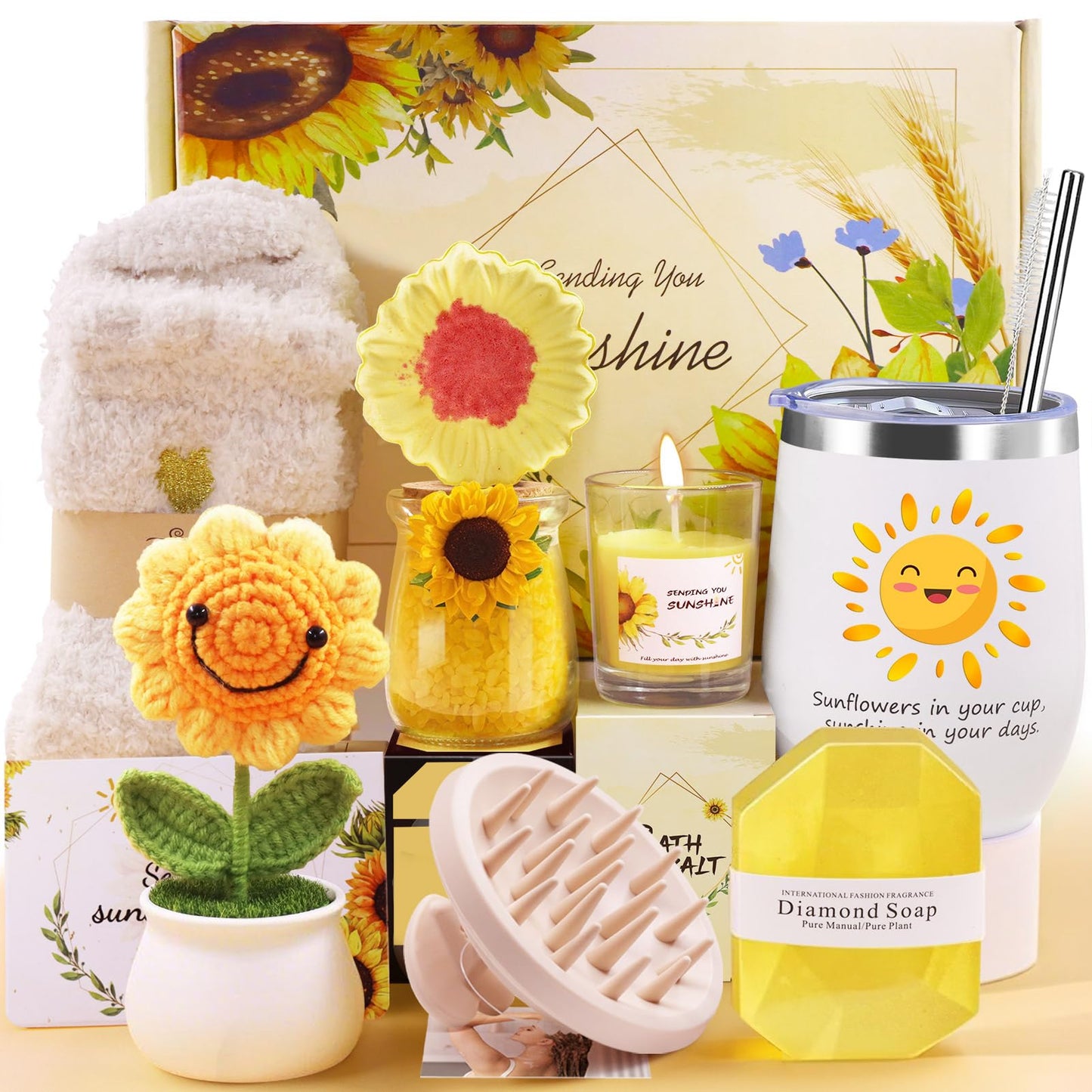 Birthday Gifts for Women, Birthday Presents for Her, Unusual Birthday Hampers Pamper Self Care Gifts Relaxation Bath Sets for Friends, Mum, Wife, Girls, Sister