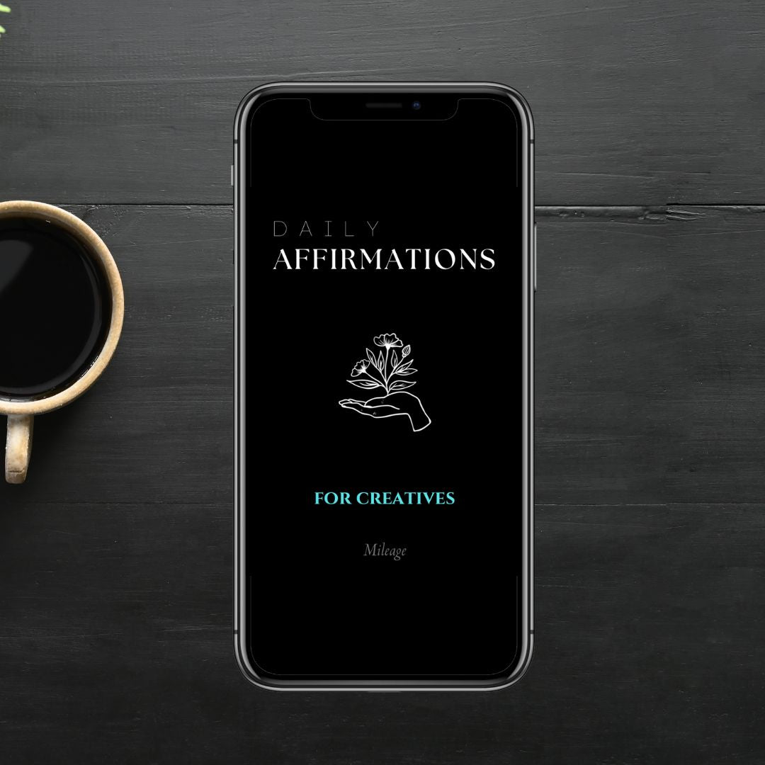 Daily Affirmations Cards for Creatives (Digital)